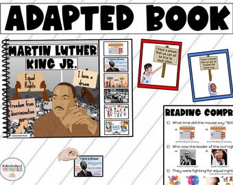 Martin Luther King Jr Activity - Black History Month Activity Special Education