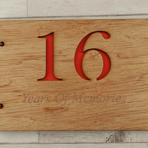 16 Year of Memories - Scrapbooks for Anniversaries, Birthdays, Christmas & Valentines