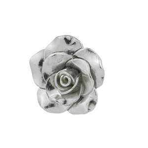 10th Anniversary Tin Rose Solid Pure Casted 100% Tin Rose image 5