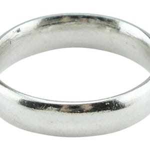 Regalo per il decimo anniversario di matrimonio per il marito / Anello nuziale semplice in stagno puro / Anello da uomo per il decimo anniversario di matrimonio in stagno (Regno Unito)