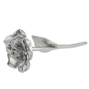 10th Anniversary Tin Rose Solid Pure Casted 100% Tin Rose image 2