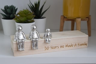 30 Years We Made a Family Sculpture Figurines