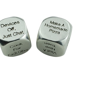 Twentieth Anniversary Date Night Decider Dice 20th Anniversary image 4