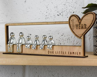 1 Year Our Little Family | 1st Anniversary Gift - Choose Your Own Family Combination