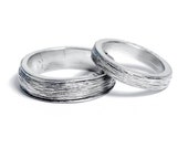 Anillos De Hojalata Del Décimo Aniversario – Par Con La Inscripción «Diez Años» - México