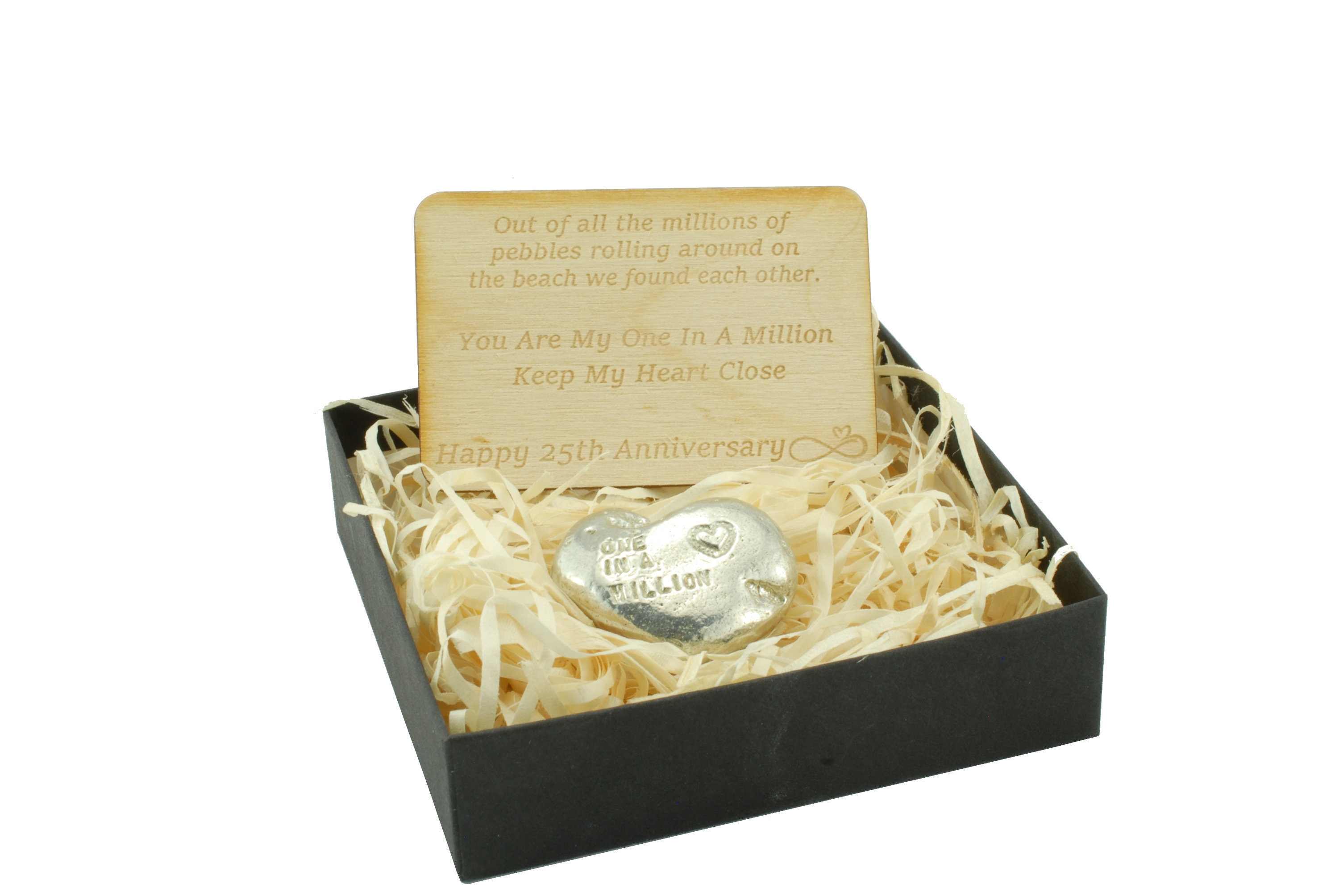 One in a Million Pebble 25th Anniversary Gift