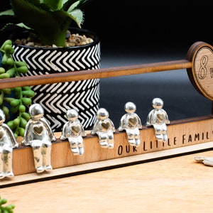 Bronze 8 Years Our Little Family | 8th Anniversary Gift - Choose Your Own Family Combination
