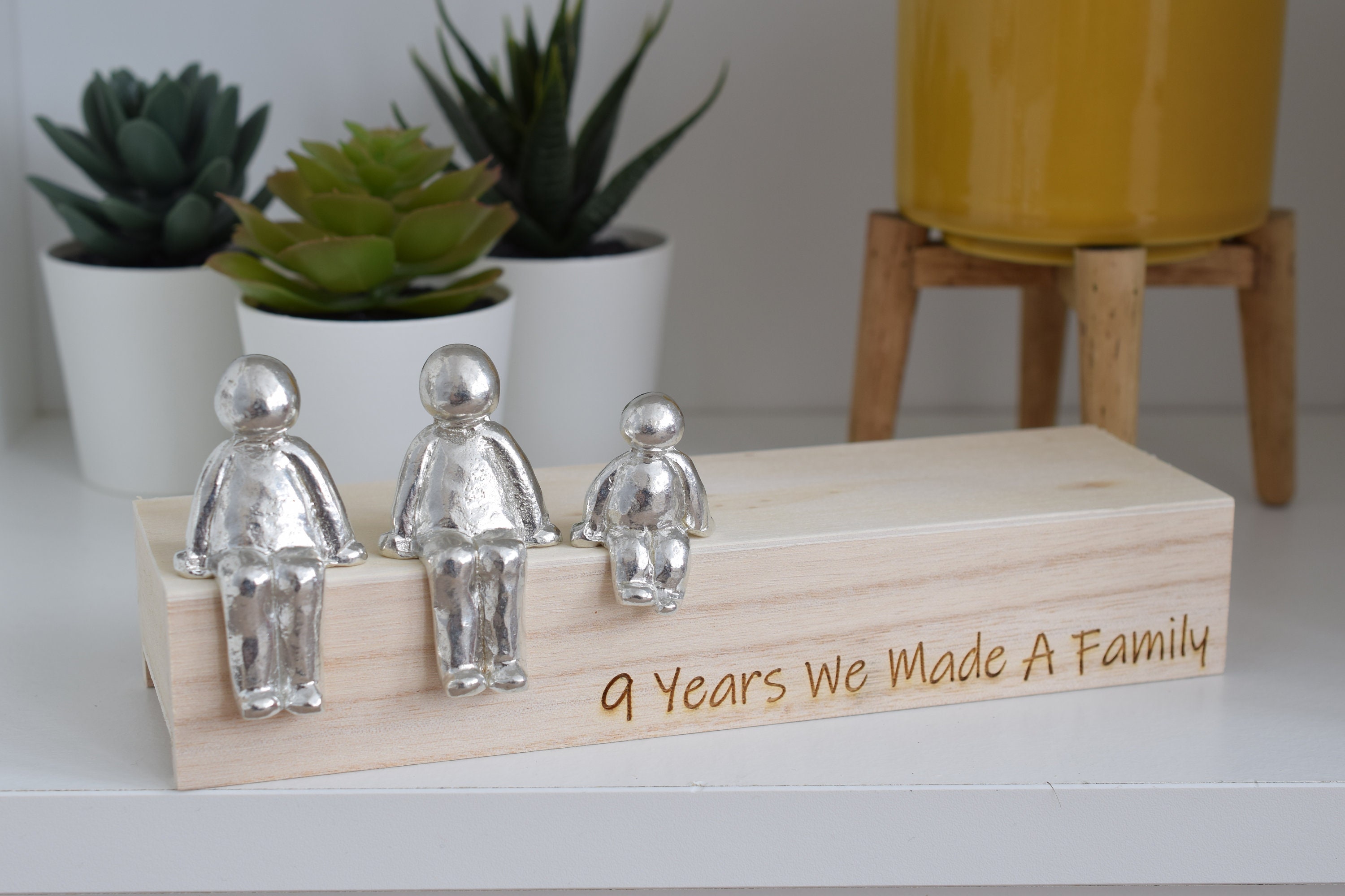 9 Years We Made a Family Sculpture Figurines
