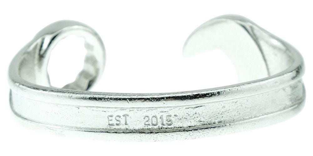 11 Year Anniversary Established 2015 Spanner Wrench Bangle B…