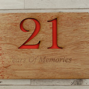 21 Year of Memories - Scrapbooks for Anniversaries, Birthdays, Christmas & Valentines