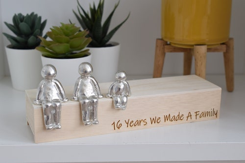 16 Years We Made a Family Sculpture Figurines