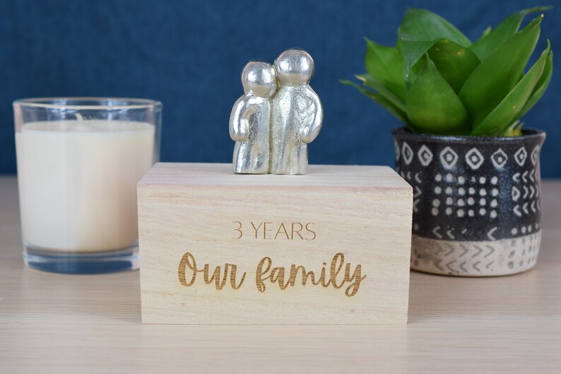 3 Years Our Little Hugging Family 3rd Anniversary Gift Choose Your Own Family Combination Part of the We Made a Family Range 0 Children