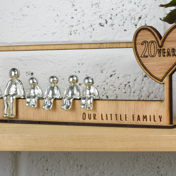 20 Years Our Little Family | 20th Anniversary Gift - Choose Your Own Family Combination