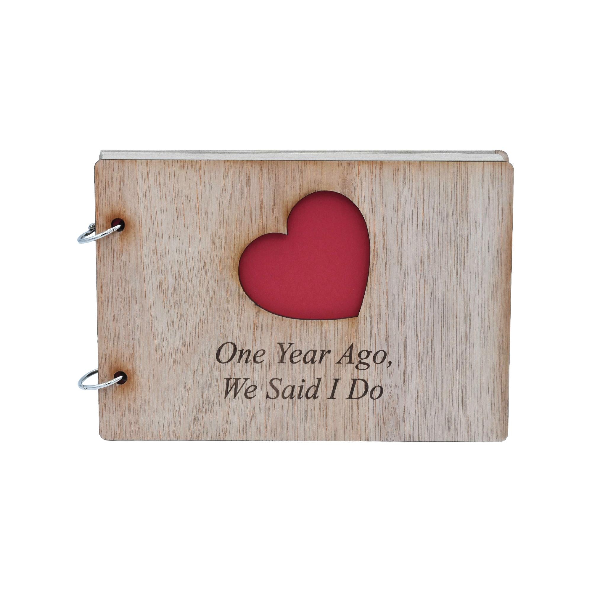 "Your Year" Ago We Said I Do Scrapbook