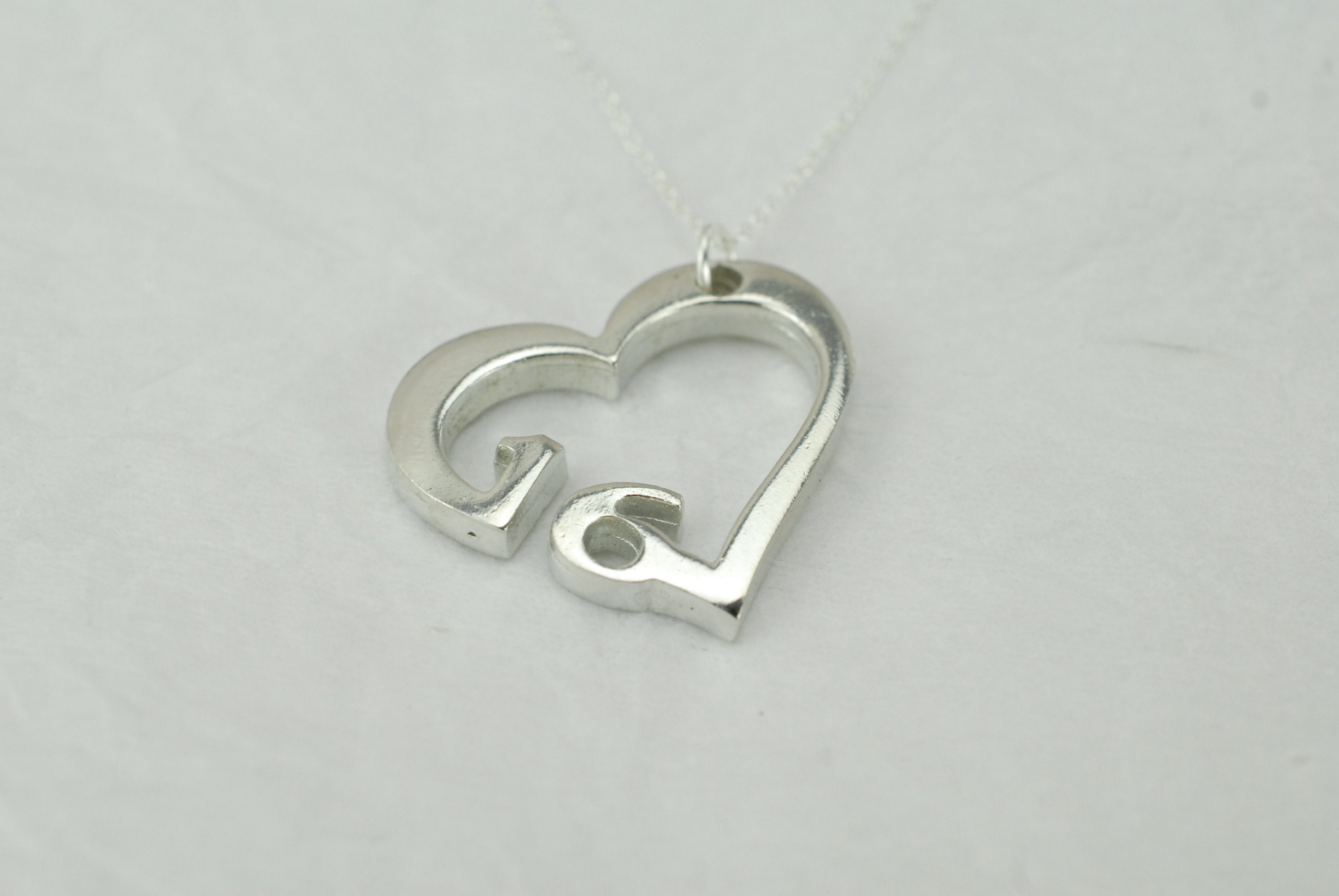16 Year Anniversary Heart Pendant Necklace