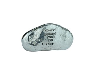 Regalo per l'anniversario dei 14 anni, hai scosso il mio mondo per 14 anni - Solid Metal Heavy Casted Rock - Italia