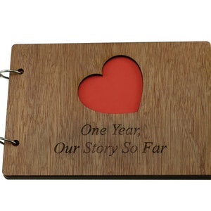 1 Year Our Story So Far Scrapbook, Photo album or Notebook Idea For 1st Anniversary 画像 1