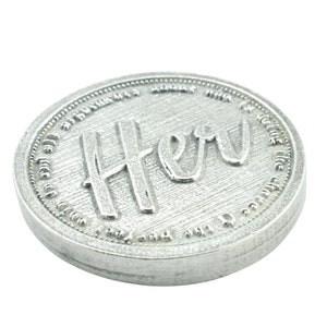 Him or Her Coin - Who&#39;s Turn is it? Him Or Her Flip Coin Decider