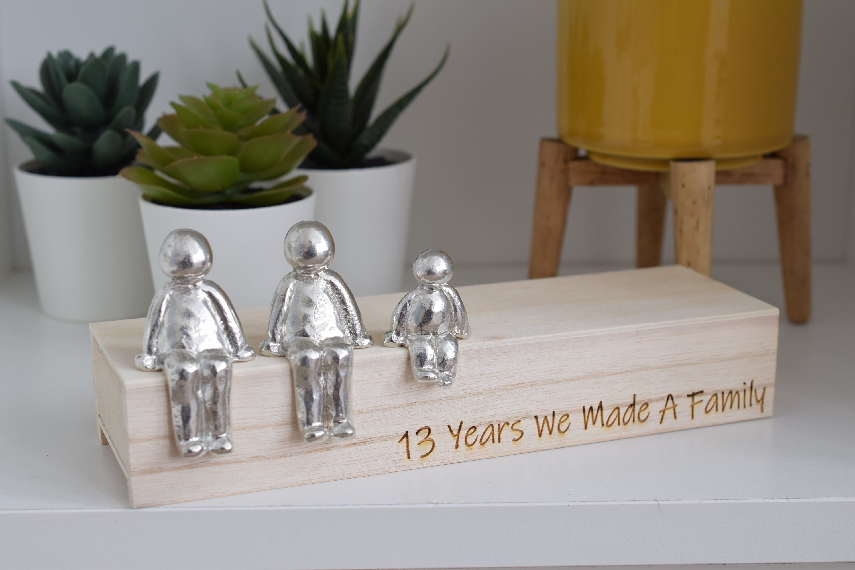 13 Years We Made a Family Sculpture Figurines