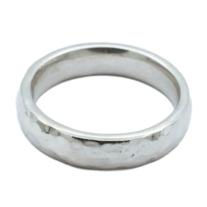 10th Anniversary Beaten Tin Ring ladies