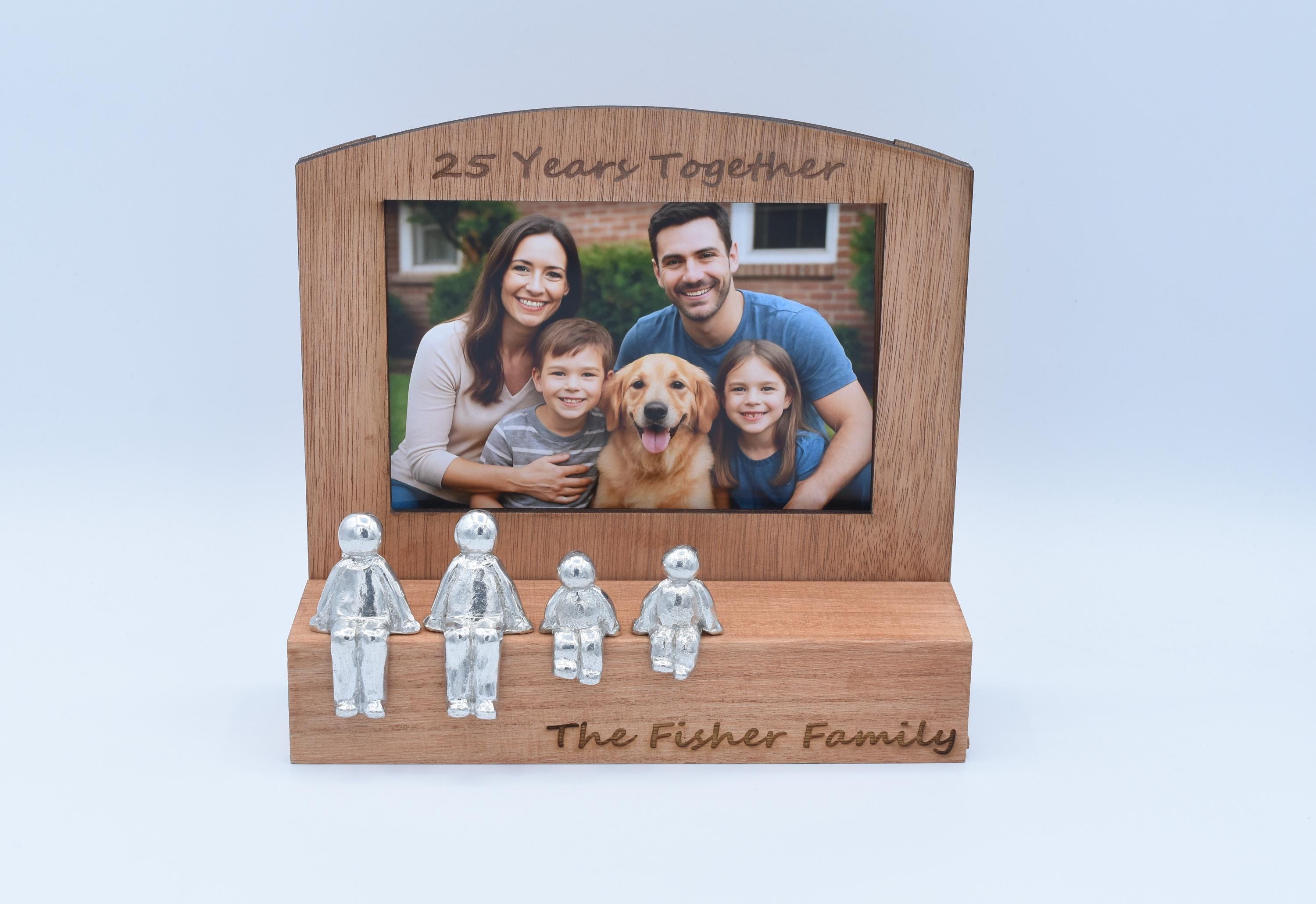 25 Years Together Frame with 6x4 photo