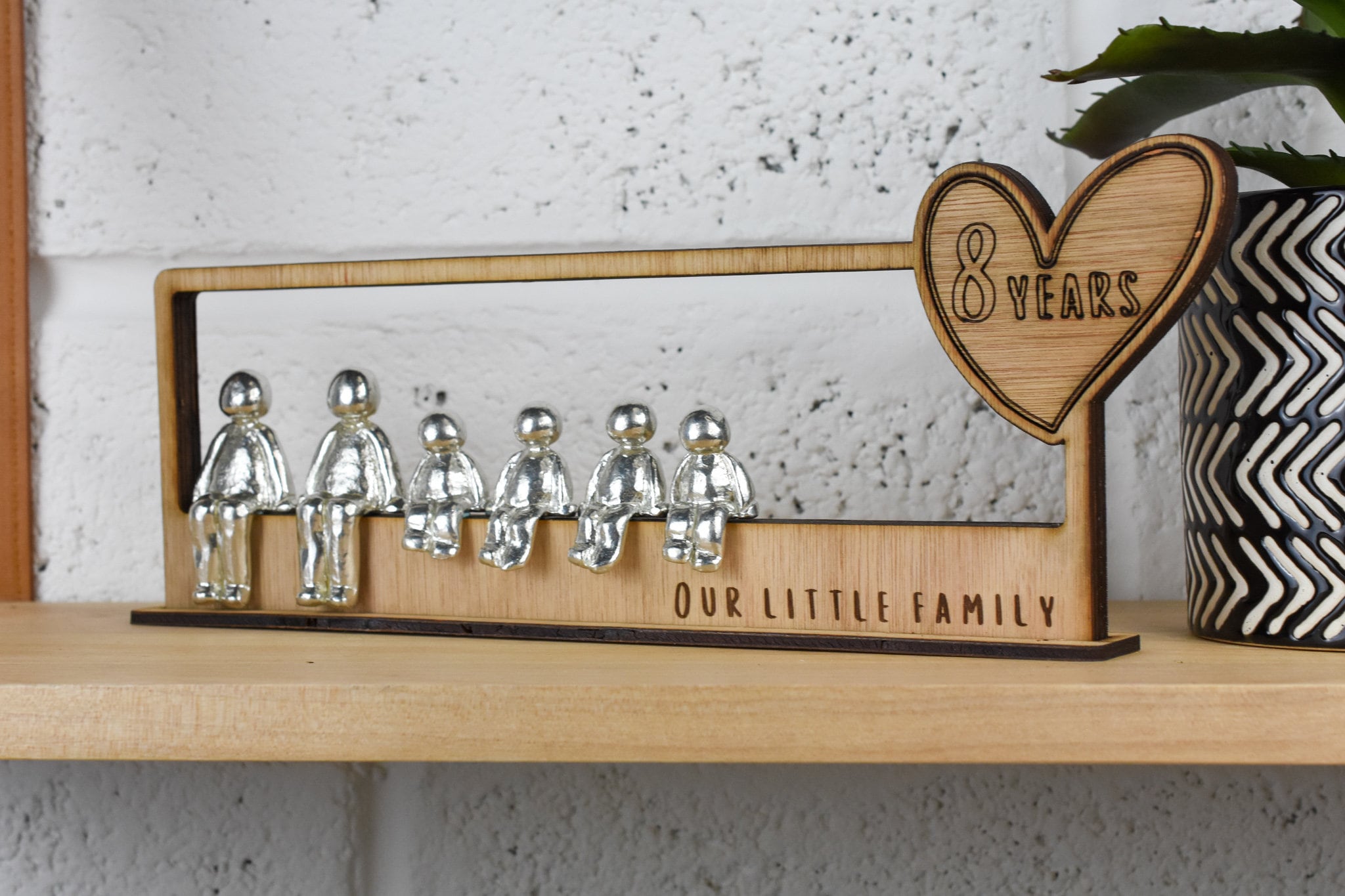 8 Years Our Little Family | 8th Anniversary Gift - Choose Yo…