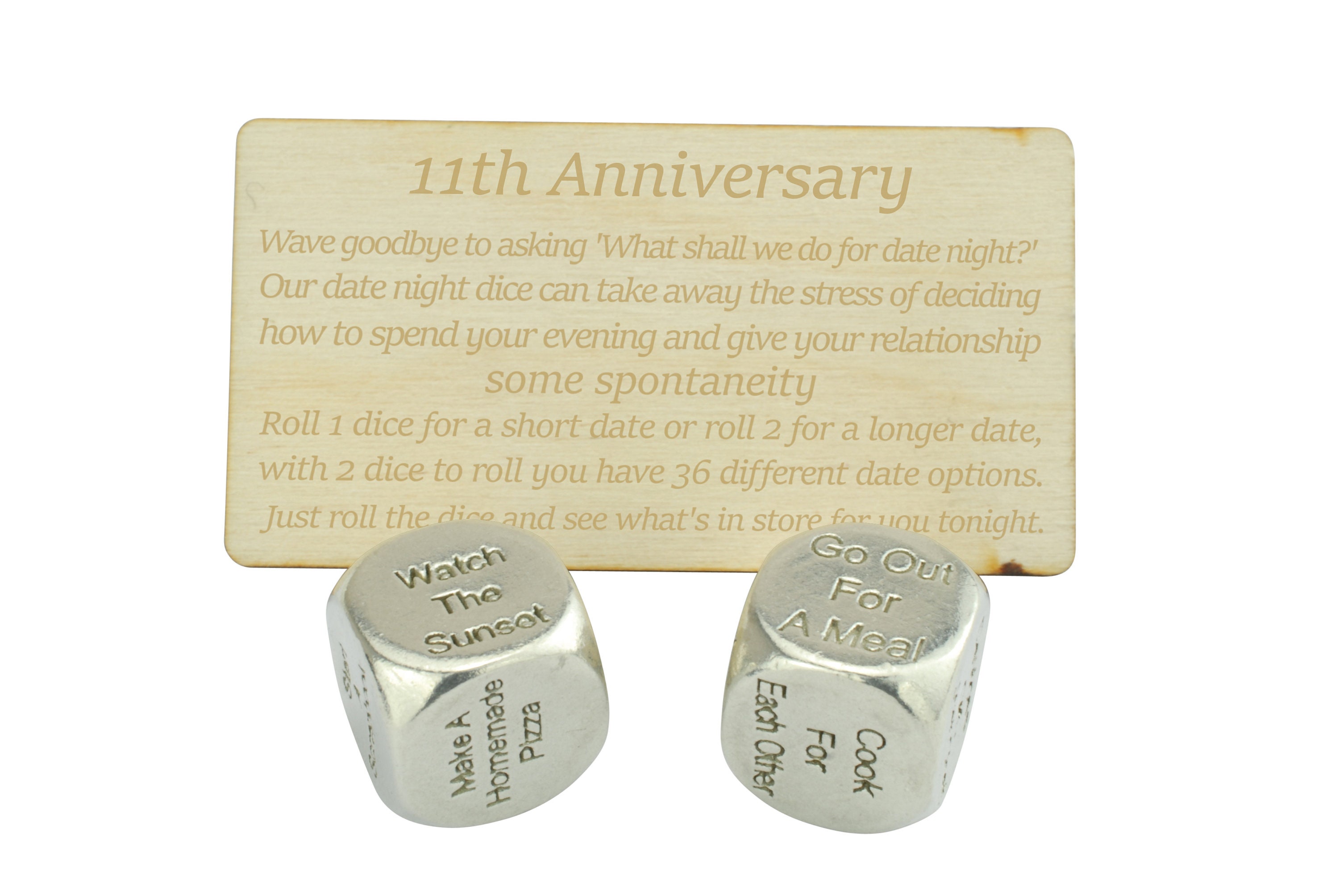 Steel Anniversary Gift for Him 11th Year Anniversary Gifts 11th Anniversary  Gift for Husband Stars GLOW in the DARK 