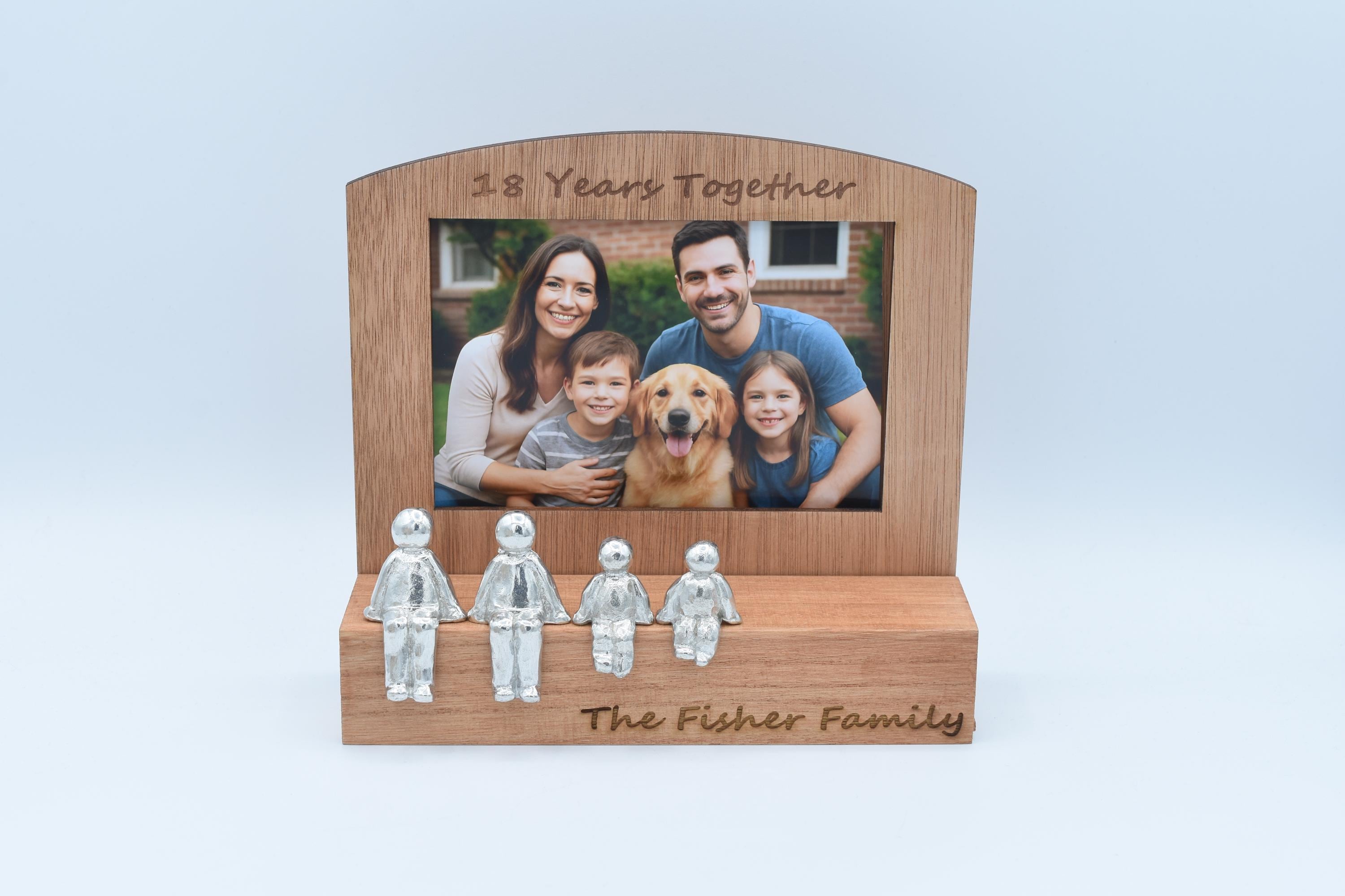 18 Years Together Personalised Photo Frame