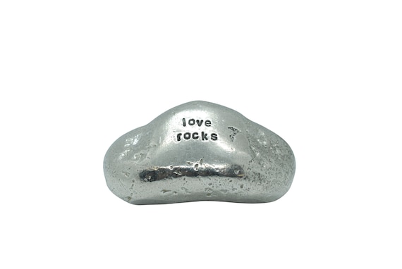 Love Rocks Quality Tin Rock For Your Anniversary Etsy etsy
