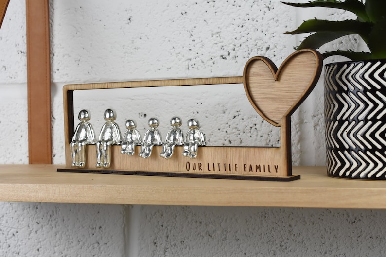 Personalised Our Little Family Family Anniversary Gift Choose Your Own Family Combination image 1