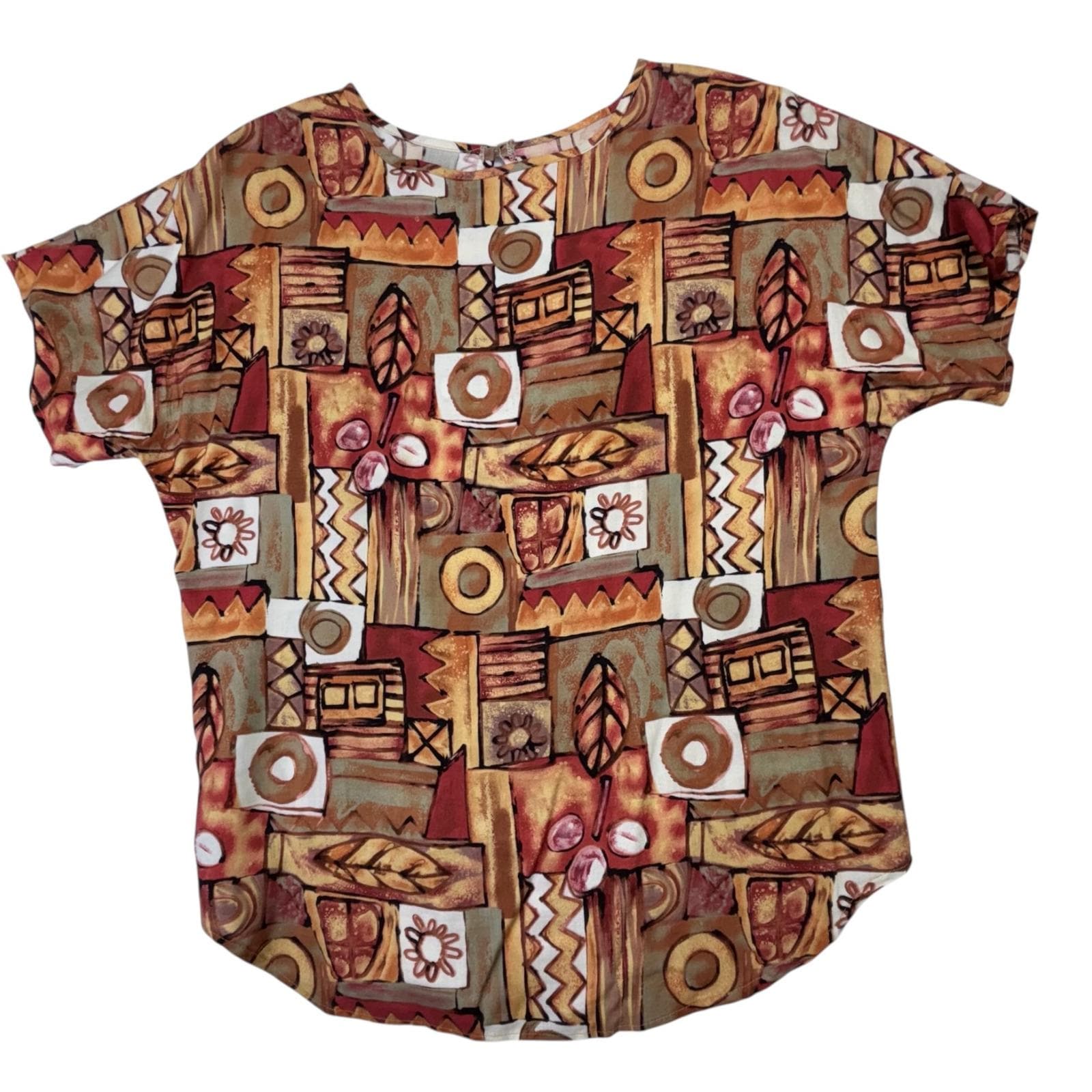 90s Rayon Shirt - Etsy