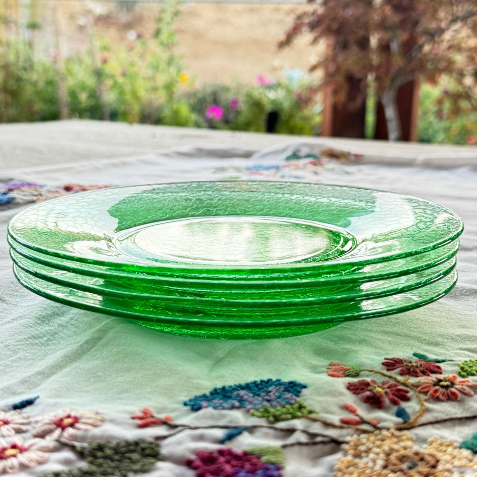 Luncheon Sets Vintage Glass - Etsy