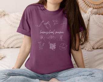 Homeschool Mama Tshirt, In My Homeschool Mom Era, Homeschool Mom Shirt, Gift for Mom, Mothers Day Gift, Homeschool T-shirt, Homeschool Mom