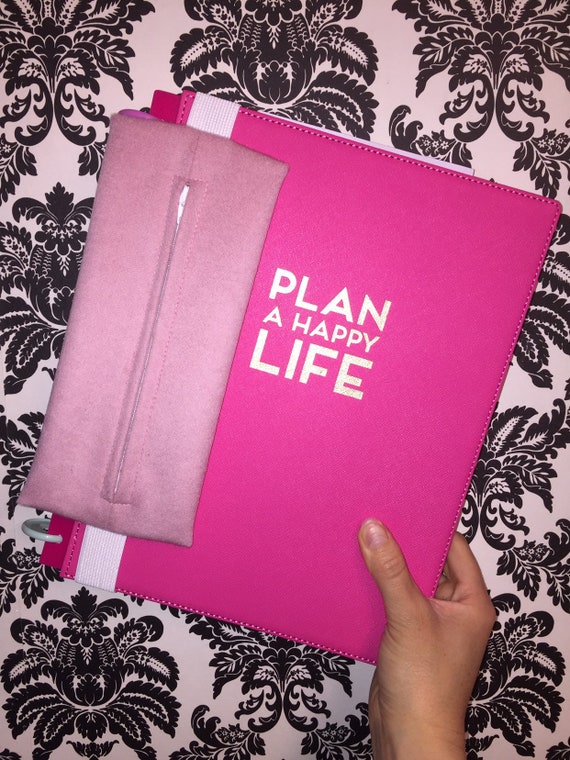 Planner pencil case stretchy elastic wrap agenda accessory Etsy