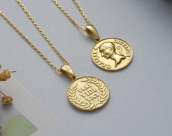 Stunning 1778 Silver Spanish Pirate Treasure Coin Pendant Necklace