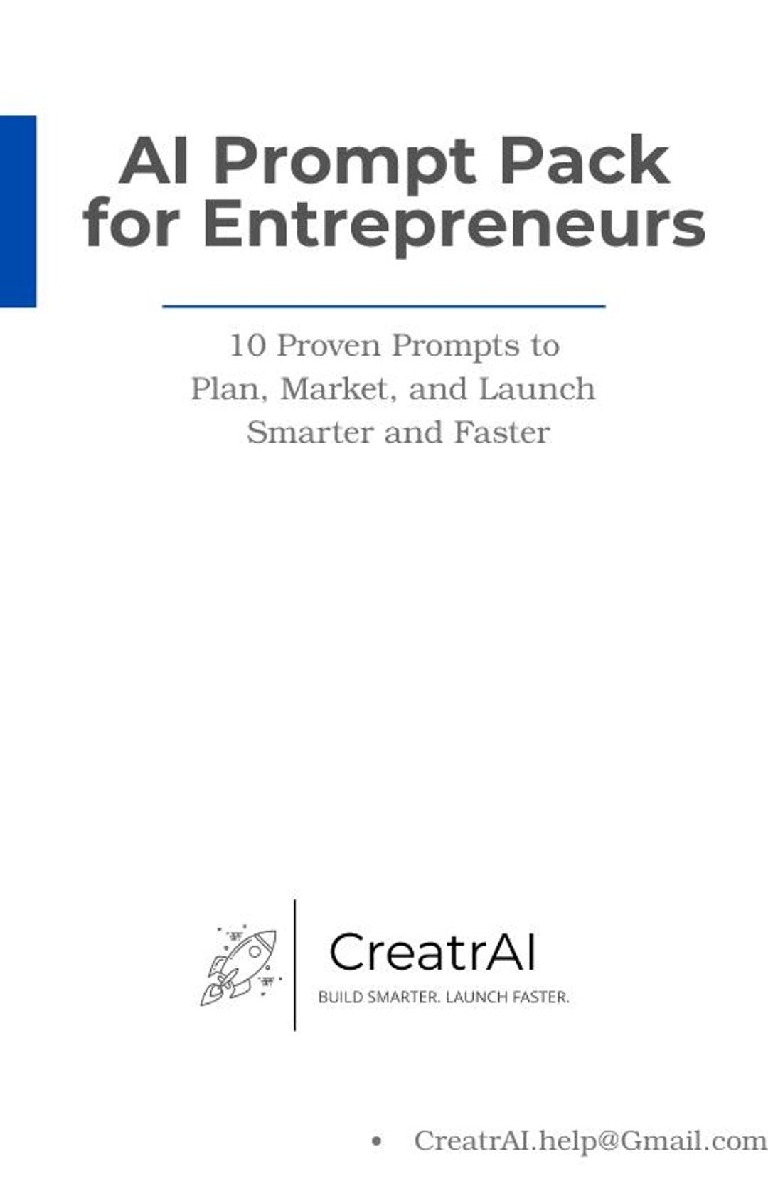 AI Business Prompt Bundle | 10 Chatgpt Prompts for Entrepreneurs | Plan ...