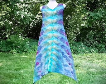 Tie Dye Dress Small BOHO Dress