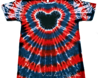 Tie Dye Mouse Ears Shirt - Adult Sizes
