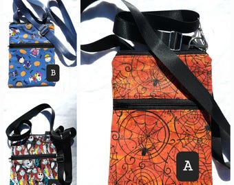 Halloween Handmade Crossbody Bag Cell Phone Bag Three Designs