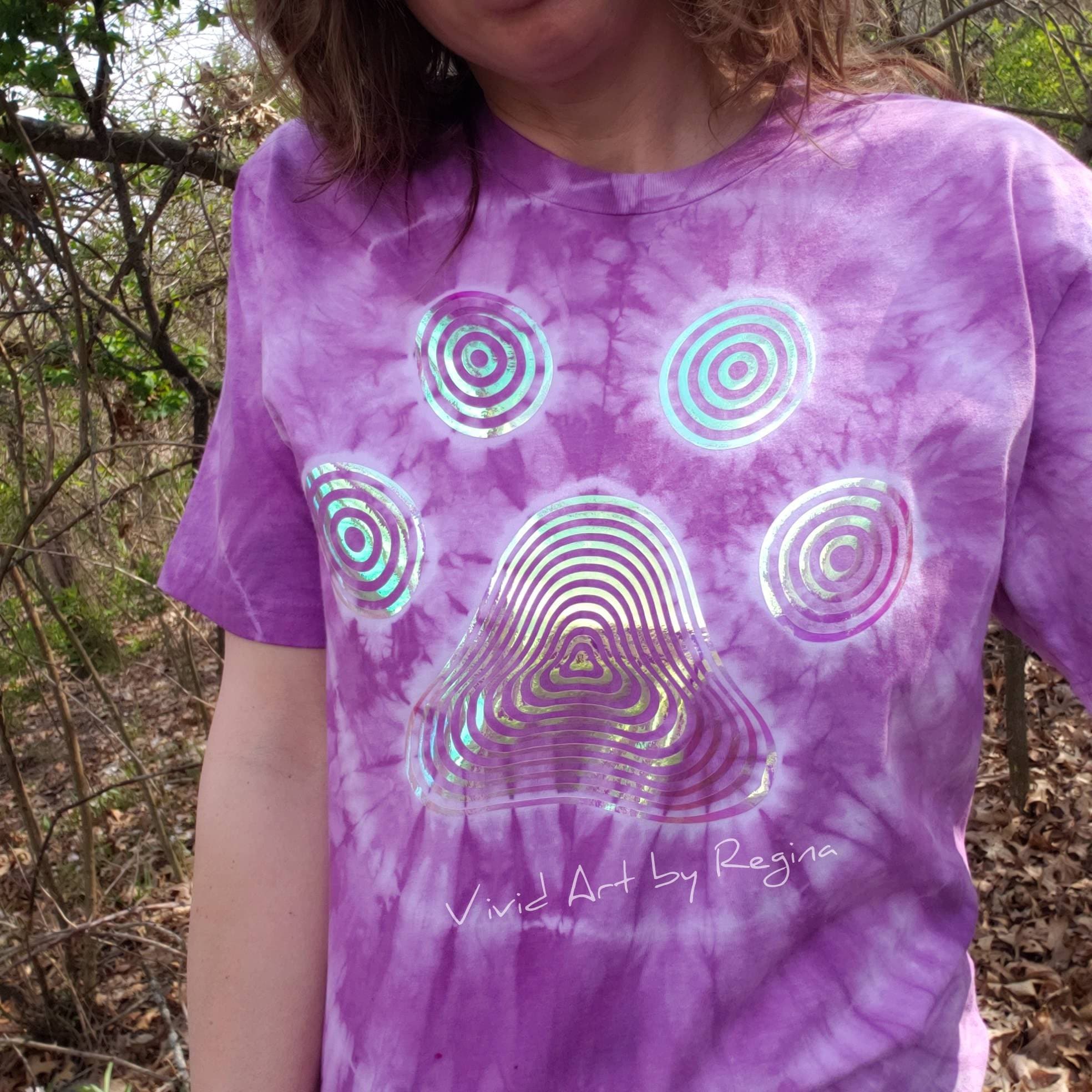 Pawz Classic Print Tie Dye Tee