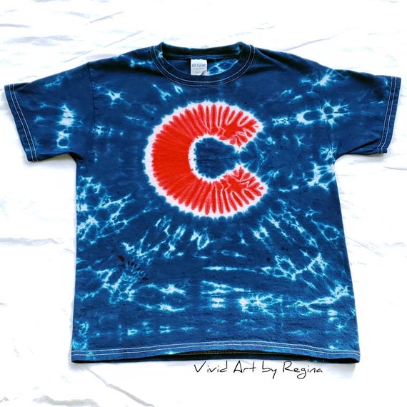 cubs tie dye shirt