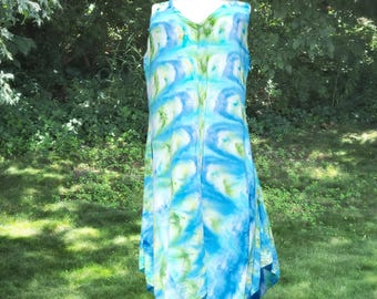 Tie Dye Dress 3x BOHO Dress