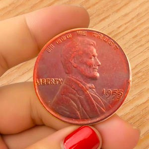 1955 55 Doubled Die Lincoln Cent – Vintage Error Coin – Collectible U.S. Penny