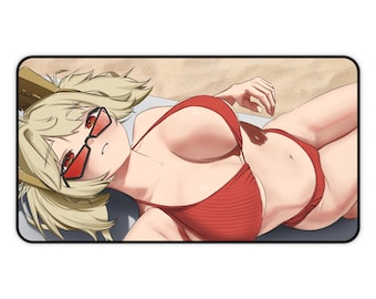 Burnice White Mouse Pad Anime Desk Mat Zenless Zone Zero