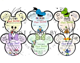 Printable Disney inspired You've Been Pixie Dusted Tags (PDF)