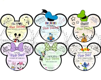 Printable Disney inspired You've Been Pixie Dusted Tags (PDF)