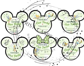 Printable Disney inspired You've Been Pixie Dusted Tags (PDF)