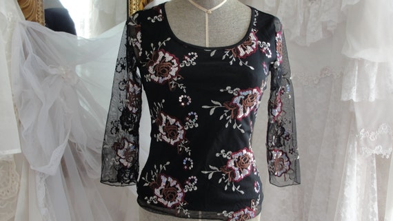 women's sparkly tops