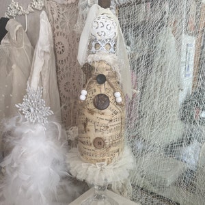 Shabby dress form decor, shabby chic decor