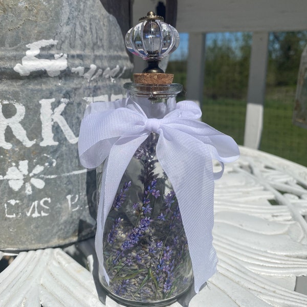 French chic lavender bottle, shabby French, shabby chic decor, Summers Breeze